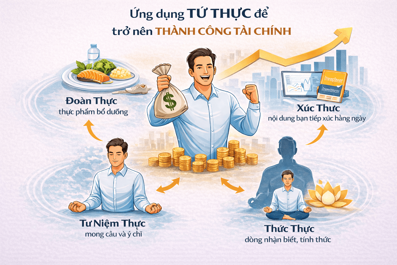 “TỨ THỰC” NUÔI DƯỠNG VÀ QUYẾT ĐỊNH TOÀN BỘ CUỘC ĐỜI BẠN, ỨNG DỤNG TỨ THỰC ĐỂ THÀNH CÔNG